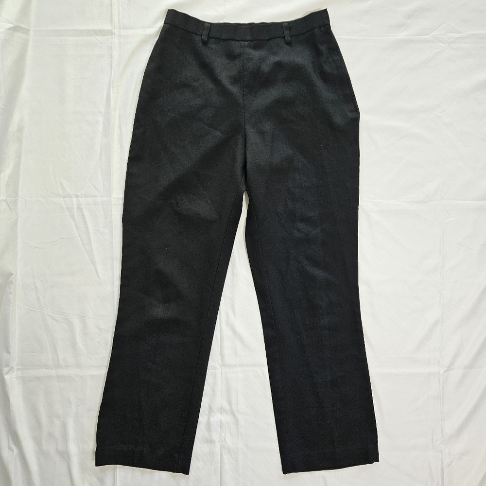 Classic Women's Black Straight-Leg Dress Pants